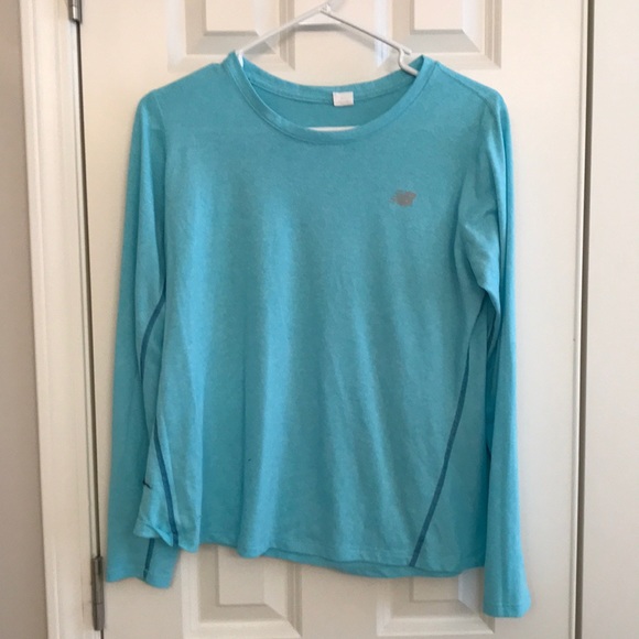 new balance long sleeve running top womens